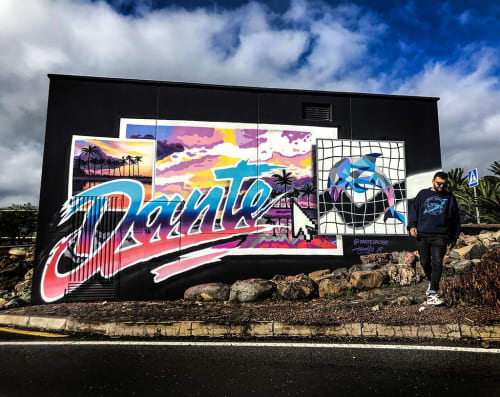 Tropikal Screens | Street Murals by Dante Arcade