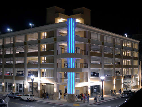 LightStalk | Public Sculptures by David Griggs | Coy Garage in Stockton