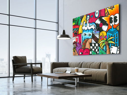 Extra Large Pop Art Wall Art by Kfir Tager | Prints by 💥 Kfir Tagar - Art Gallery💥
