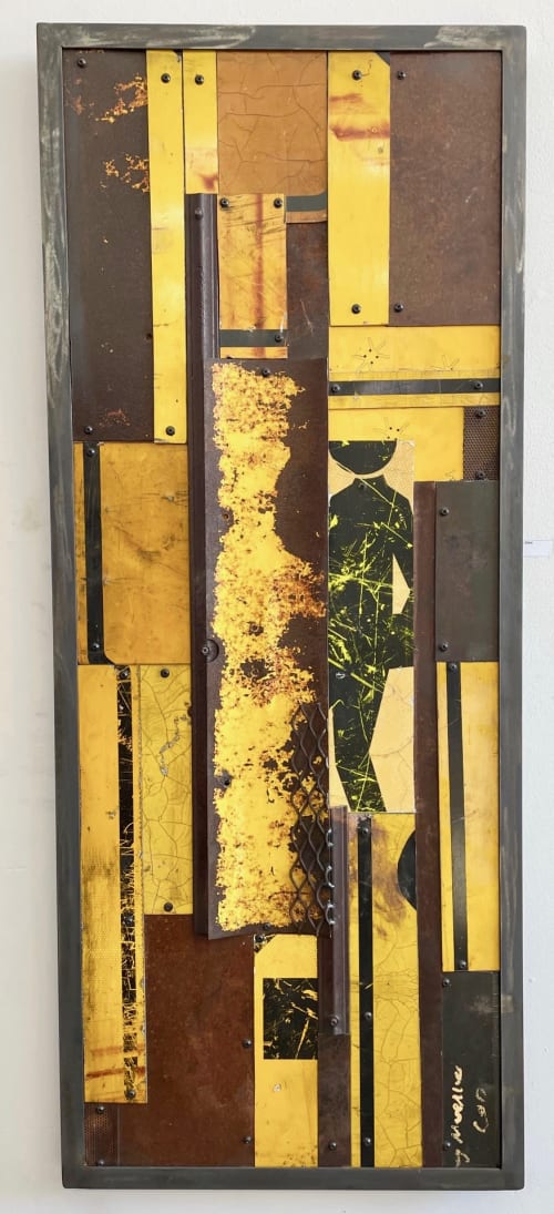 Transfigure #3 Yellow (wall hanging) | Wall Sculpture in Wall Hangings by GREG MUELLER