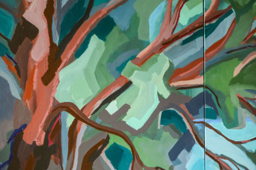 Madrone Tree | Oil And Acrylic Painting in Paintings by Inese Westcott