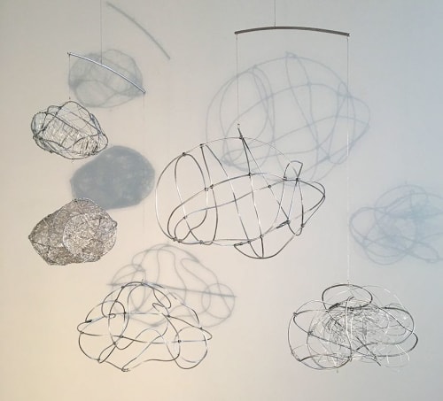Sketchy Clouds - Kinetic Sculpture | Sculptures by Umbra & Lux | Umbra & Lux in Vancouver