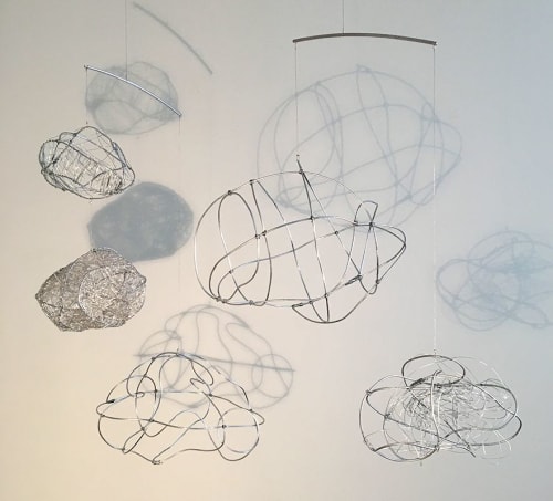 Sketchy Clouds - Kinetic Sculpture | Sculptures by Claudine Gevry Studio | Umbra & Lux in Vancouver