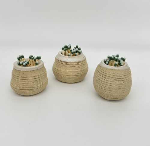 tiny match striker | Incense Holder in Decorative Objects by Coupe Ceramics