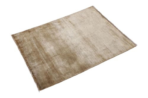 Rug & Kilim's Contemporary Textural Rug with Striae in Beige | Area Rug in Rugs by Rug and Kilim