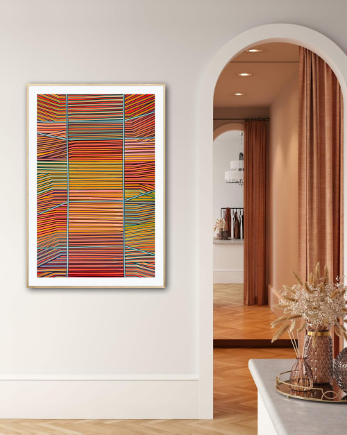 ‘Thinking Of You In The Sunshine’ work on paper | Drawings by Elyce Abrams