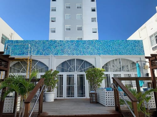 Wall Mural | Murals by Adieny Nunez | Marseilles Hotel in Miami Beach