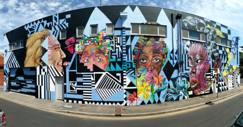 SANAA Festival, Adelaide 2019 Mural | Street Murals by Julia Townsend