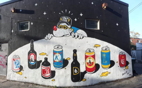 Parkd Ale | Murals by Dave Setrakian (TAVO) | Only One Gallery in Toronto