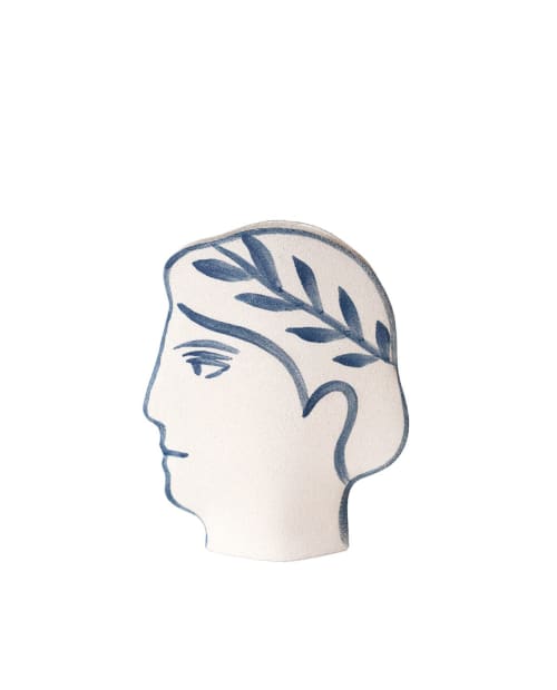 Ceramic Vase 'Artemis - Blue’ | Vases & Vessels by INI CERAMIQUE
