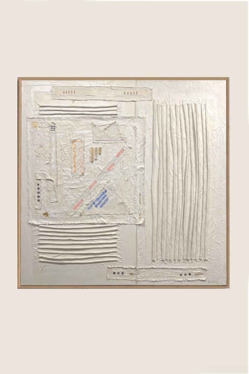 Totem T4848 C | Mixed Media in Paintings by Michael Denny Art, LLC