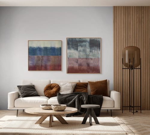 Blue Horizon | Tapestry in Wall Hangings by Jessie Bloom Studio