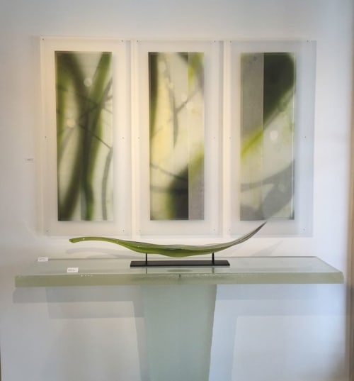 The Space Between -triptych 14 | Mixed Media by Jane Guthridge