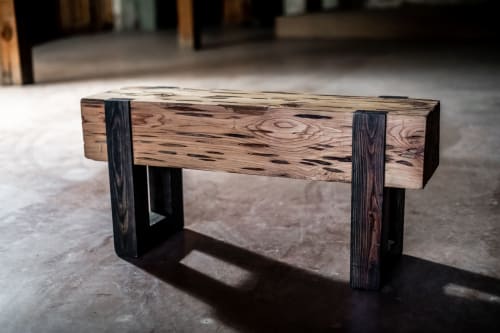 Cypress Log Bench | Benches & Ottomans by Urban Tree Company
