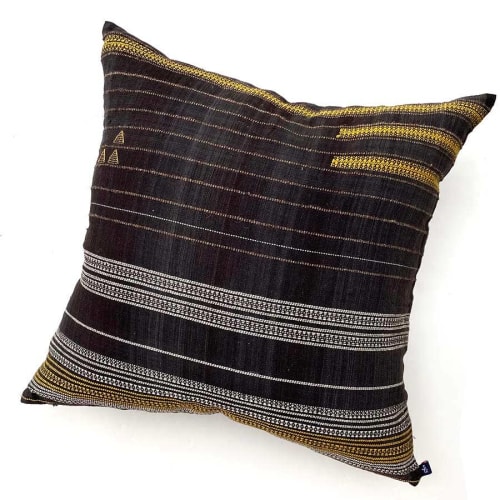 Bangle Loomed Pillow | Pillows by ichcha