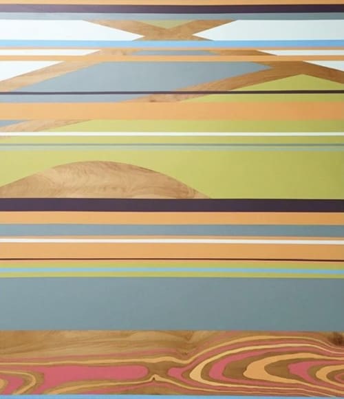 Bridge, Late Summer Sunset | Paintings by Michele Kishita