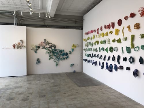 "Accumulated Color" | Art Curation by Kelly Sheppard Murray Art | VAE Raleigh in Raleigh