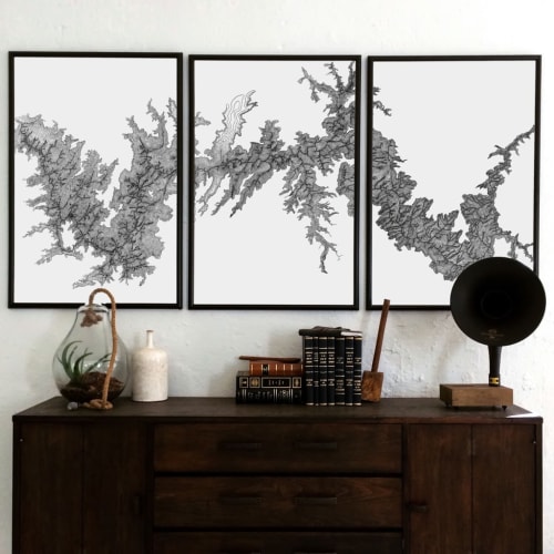 Map of Grand Canyon | Prints by Erik Linton