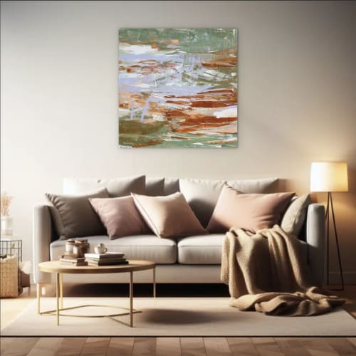 Large Acrylic Abstract Painting | Paintings by Simona G