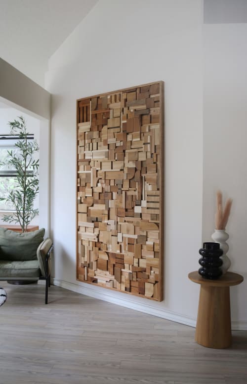 Wood Mosaic Art | Art & Wall Decor by Blank Space Studios