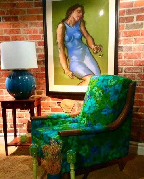 The Blue Dress | Paintings by Danyl Cook