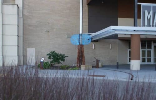 Interactive public art piece | Public Sculptures by Cecilia Schiller | Ramsey Washington Metro Watershed District in Little Canada