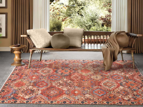 Handwoven Printed - Jute/Polyester Chenille- Multi-160x230cm | Rugs by Selligram
