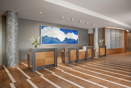 The Waves and Their Breakers | Paintings by Tracie Cheng | InterContinental San Diego in San Diego