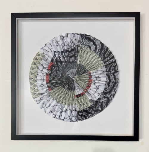 Medley - Pleated Tale series, paper sculpture | Mixed Media by Ellen Schiffman