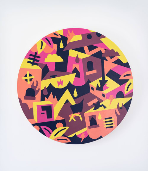 Tropical Depression | Paintings by Noah Levy