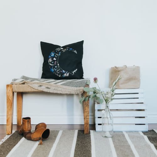 Moon Pillow | Pillows by Oxeye Floral Co