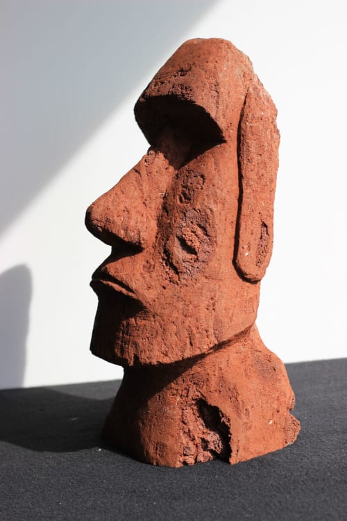 Easter Island Head | Water Fixtures by Barber - Carving & Sculpture Inc.