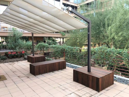 Outdoor furniture by Wolf Wood Co seen at Private ...