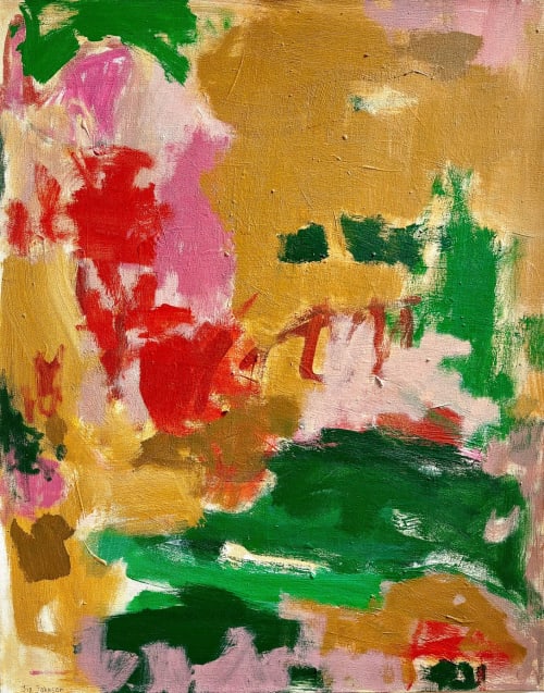 "Don't rain on my parade" / 24x30 Original Abstract Painting | Oil And Acrylic Painting in Paintings by Jill Johnson