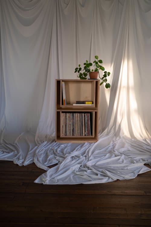 Float Record Cabinet small | Storage by Mike Newins x Make Nice