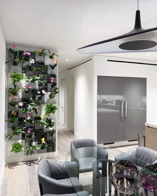 Modern Living Wall - Node Wall Planter | Plants & Landscape by Pandemic Design Studio
