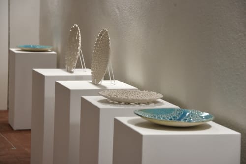Geometry by Nature, ceramic decorative plate, #livingwater | Decorative Bowl in Decorative Objects by "Living Water" Design by Bojana Vuksanović