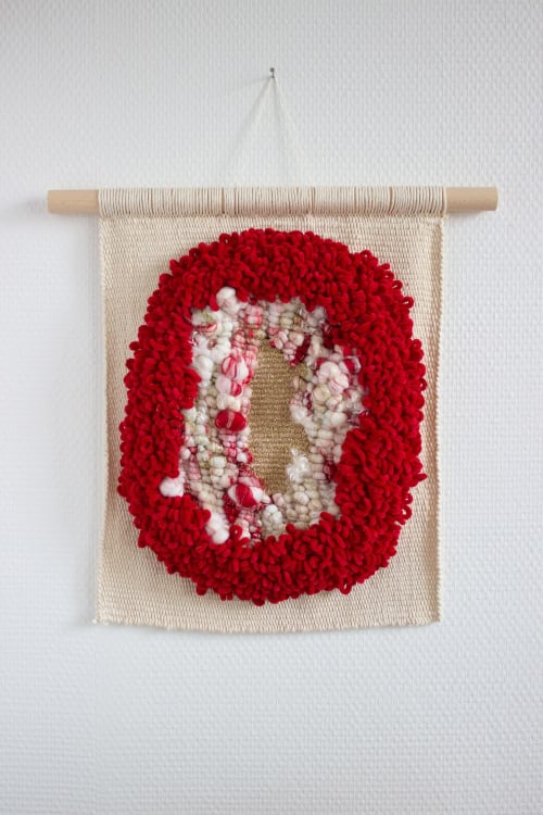 HOLIDAY SEASON | Woven Tapestry | Wall Hangings by Melodie Nicolle