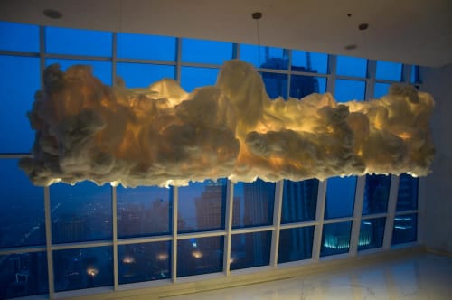 Cloud light 'le Nuage' | Pendants by Wout Wessemius | 23 Marina Tower in Dubai
