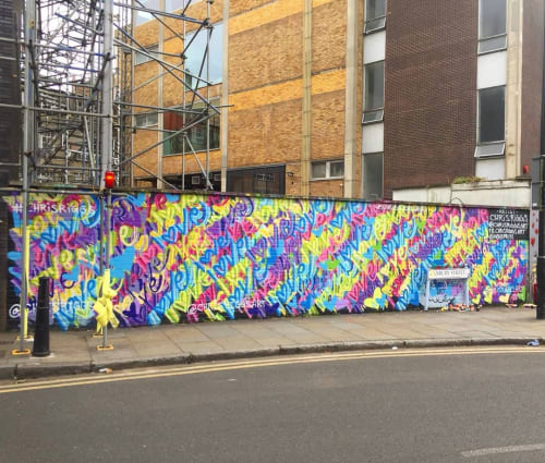 Love Hanbury Street | Street Murals by Chris Riggs