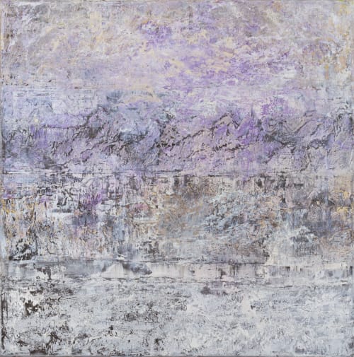 Tundra | Oil And Acrylic Painting in Paintings by Jill Krutick | Jill Krutick Fine Art in Mamaroneck