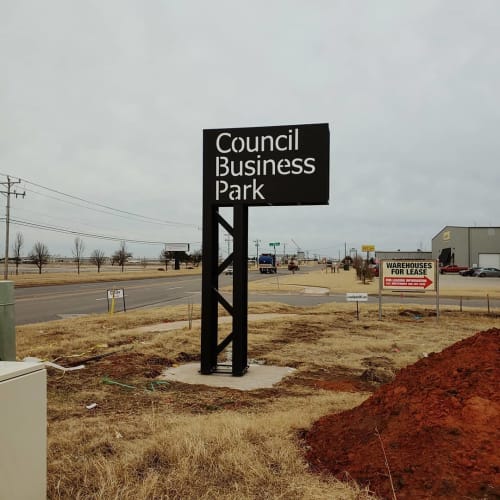 Metal Signage | Signage by Legion Metals | Council Business Park in Oklahoma City