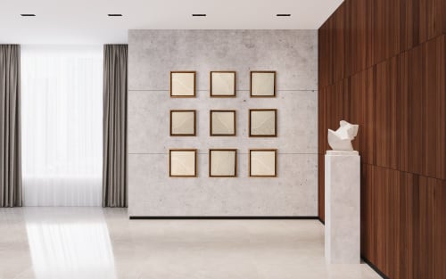 Fern Ceramic Wall Art - 15" | Wall Hangings by Clare and Romy Studio