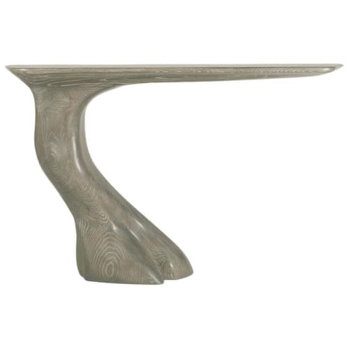 Amorph Frolic Console Table, Wall-Mounted, Solid Ashwood | Tables by Amorph