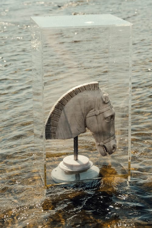 HORSE HEAD BUST (ISTANBUL MUSEUM) | Sculptures by LAGU