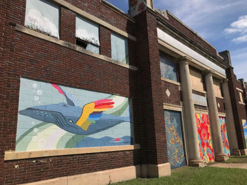 Dream Big, Paint Memphis 2018 | Street Murals by Toni Miraldi / Mural Envy, LLC