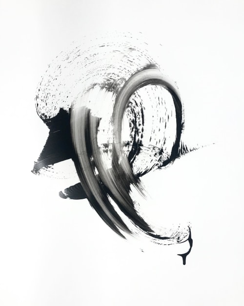 Positron | Oil And Acrylic Painting in Paintings by Misty Hughes