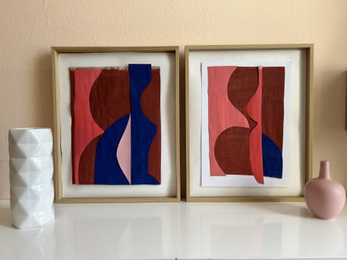 Blues Duo | Paintings by Cyrille Gulassa