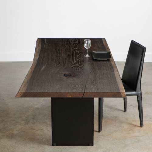 Custom Oxidized Oak Dining Table | Tables by Elko Hardwoods