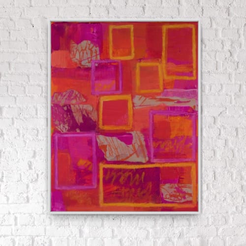 Being Present Makes Me Powerful | Oil And Acrylic Painting in Paintings by Amanda Marko